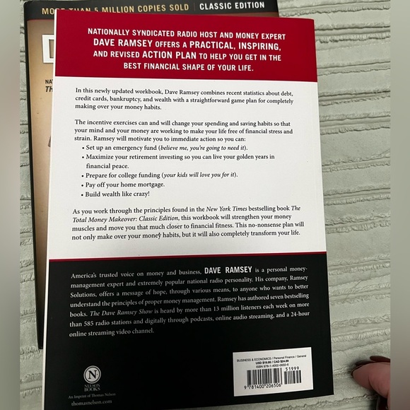 The Total Money Makeover Workbook by Dave Ramsey - Picture 2 of 2